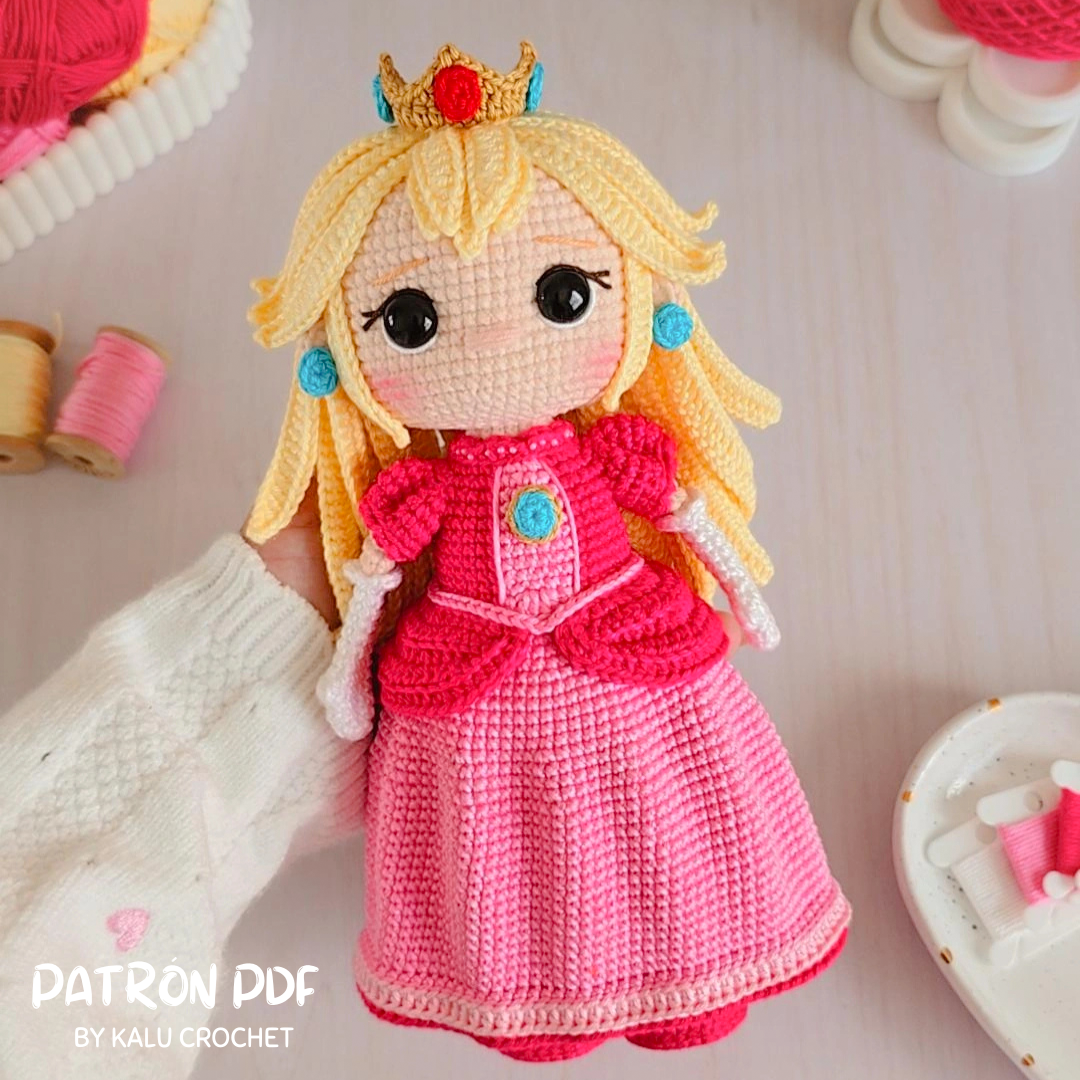 PRINCESA PEACH♡ PREVENTA PATRÓN PDF