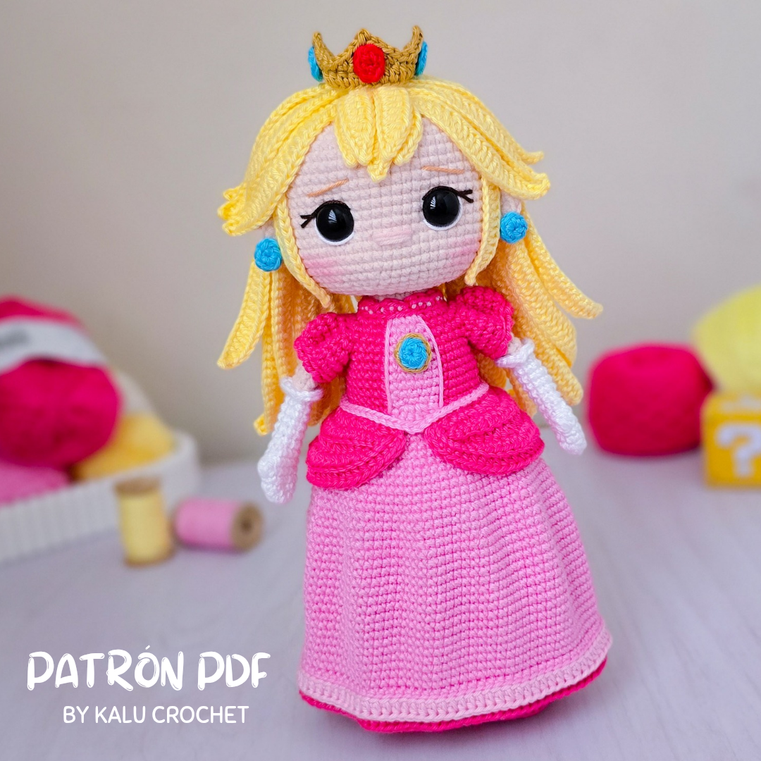 PRINCESA PEACH♡ PREVENTA PATRÓN PDF