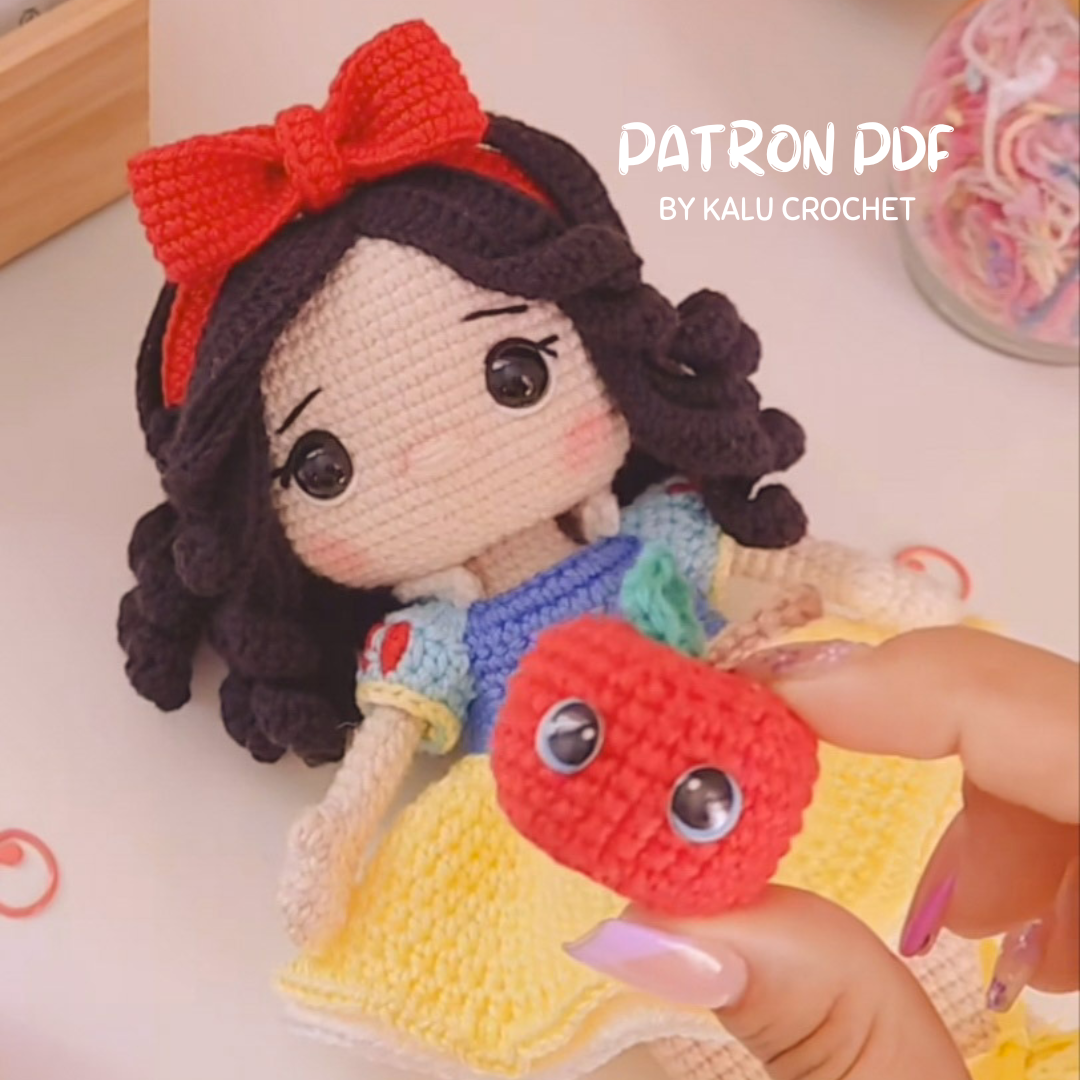 Blanca nieves amigurumi on sale