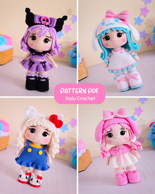 KITTY & FRIENDS ♡ PDF PATTERNS