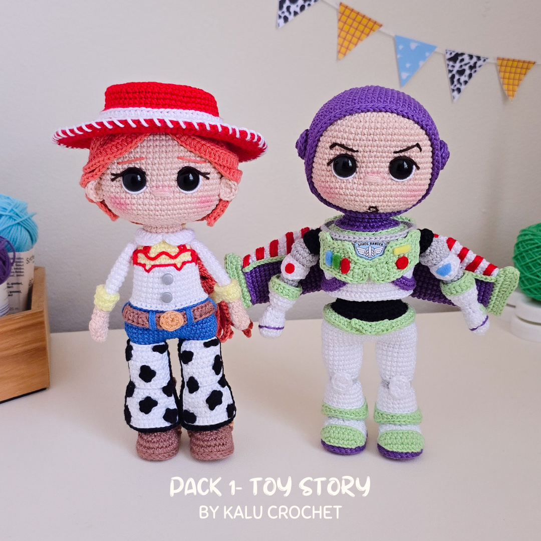 PACK TOY STORY ♡ X4 PATRONES PDF