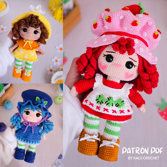 ROSITA Y SUS AMIGAS ♡ PATRON PDF (PACK X3)