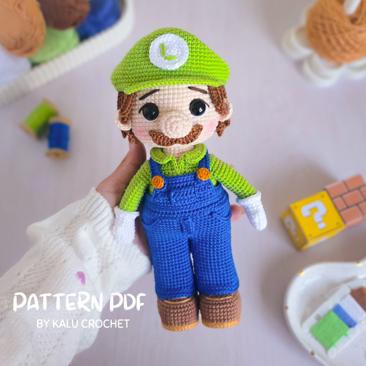 LUIGI ♡ PDF PATTERN