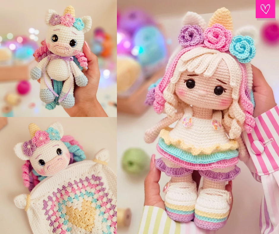 UNICORN COLLECTION ♡ PDF PATTERN