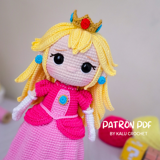 PRINCESA PEACH♡ PATRÓN PDF